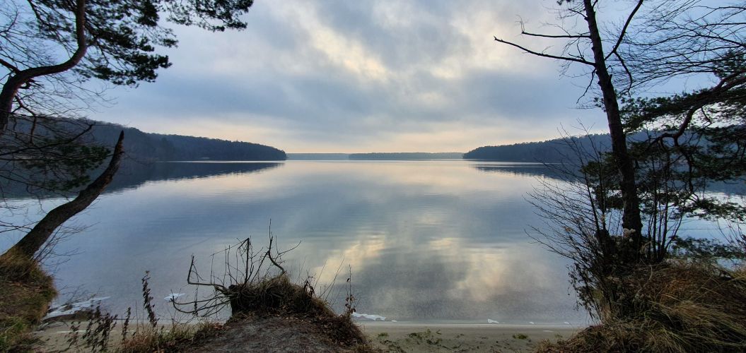 Blick über den Stechlinsee gen Süden