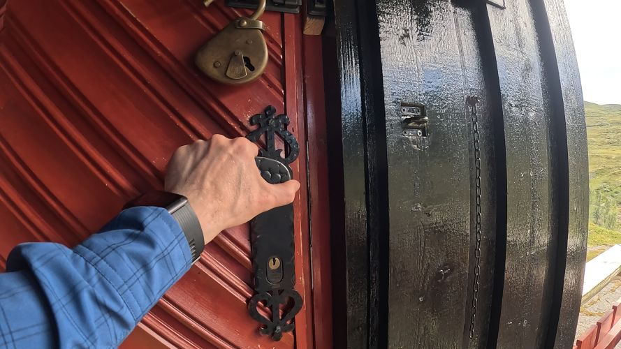 Geröllfeld auf dem Massiv Trail